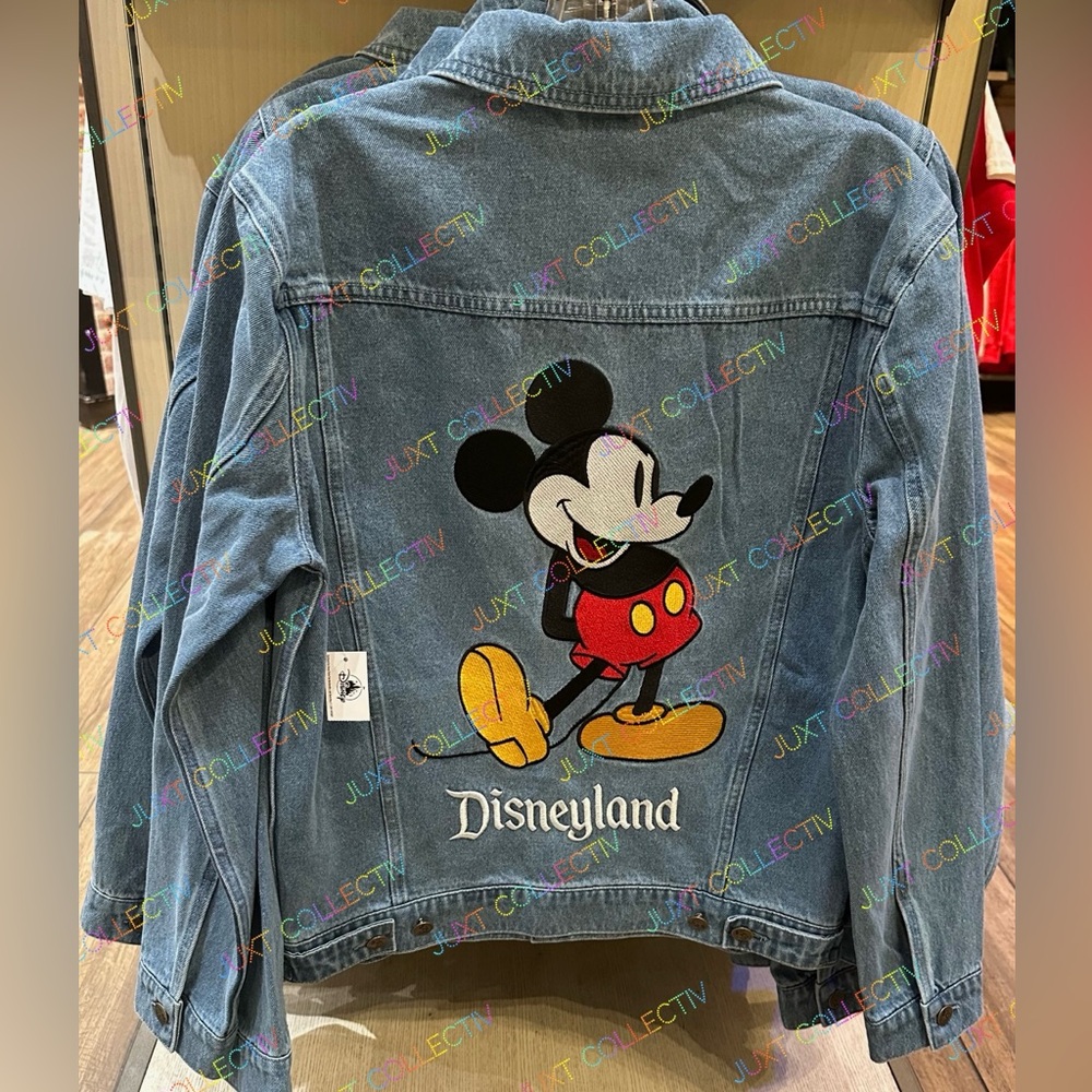 Disney Parks Disneyland Mickey Mouse Denim Jean Jacket